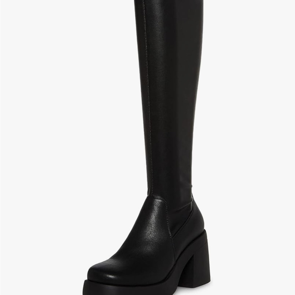 Madden Girl Black Over the Knee Platform Boots